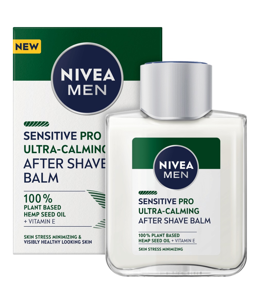 Nivea Men Sensitive Pro Balsamo Dopobarba Ultra-Calming 100 ml - Idrata, Rinfresca e Lenisce per Pelli Sensibili