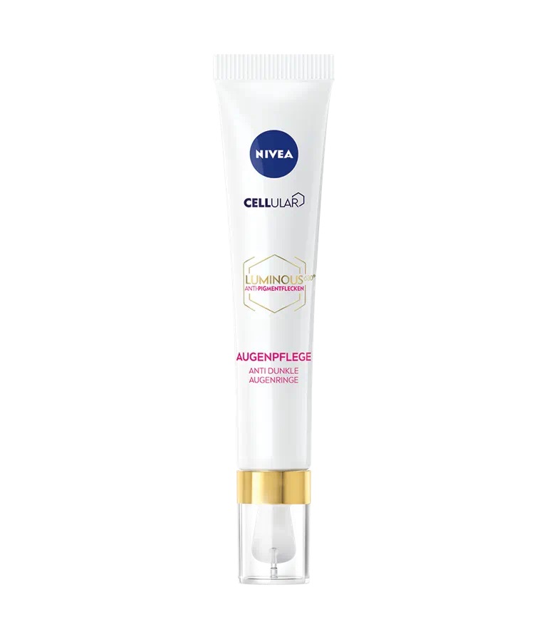 NIVEA Cellular Luminous 630 Crema Contorno Occhi Illuminante Anti-Occhiaie 15 ml con Ialuronato e Caffeina