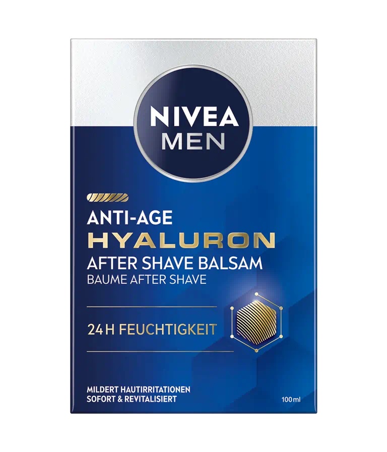 NIVEA Men Hyaluron Balsamo Dopobarba Anti-Rughe 100 ml - Lenisce e Allevia Irritazioni