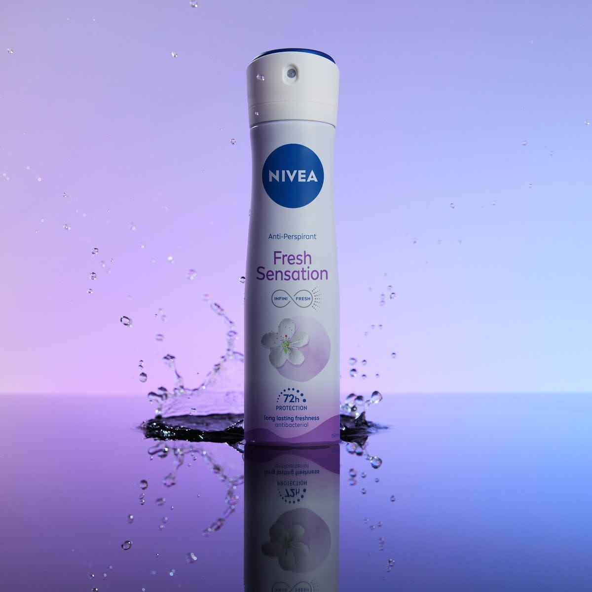 NIVEA Deodorante Spray Fresh Sensation 150 ml - Protezione fino a 72 ore con formula INFINIFRESH