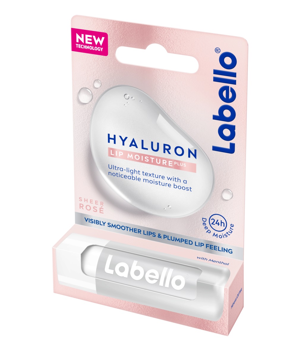 Labello Acido Ialuronico Lip Hydration Plus Rosé 5,2g - Balsamo Labbra Idratante e Rimpolpante