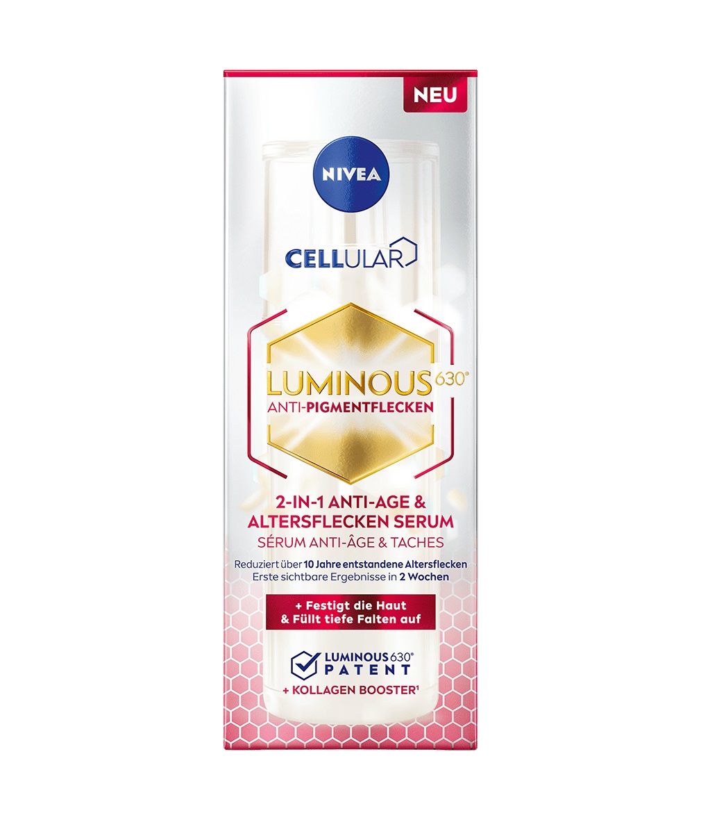 NIVEA Cellular Luminous 630® Siero Anti-Età e Anti-Macchie 2 in 1 per Viso 30 ml