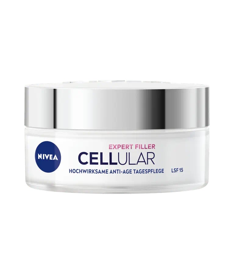 NIVEA Cellular Expert Filler Crema da Giorno Anti-Età Rassodante con Acido Ialuronico e SPF 15 - 50 ml