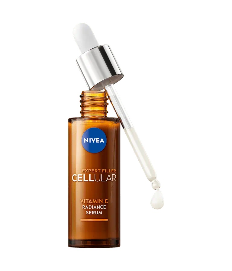 NIVEA Siero Viso Expert Filler Cellular con Vitamina C e E - 30 ml, Rinnova e Protegge la Pelle