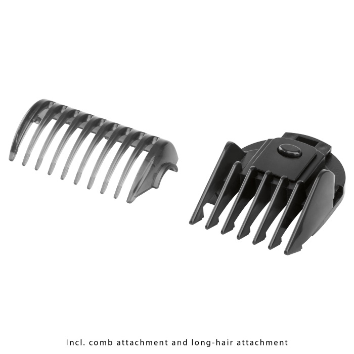 ProfiCare BHT 3015 - Set Cortapelo 5in1, Rasoio, Body Groomer, Rifinitore di Precisione, Funzionamento a Batteria e Rete, Blu e Bianco