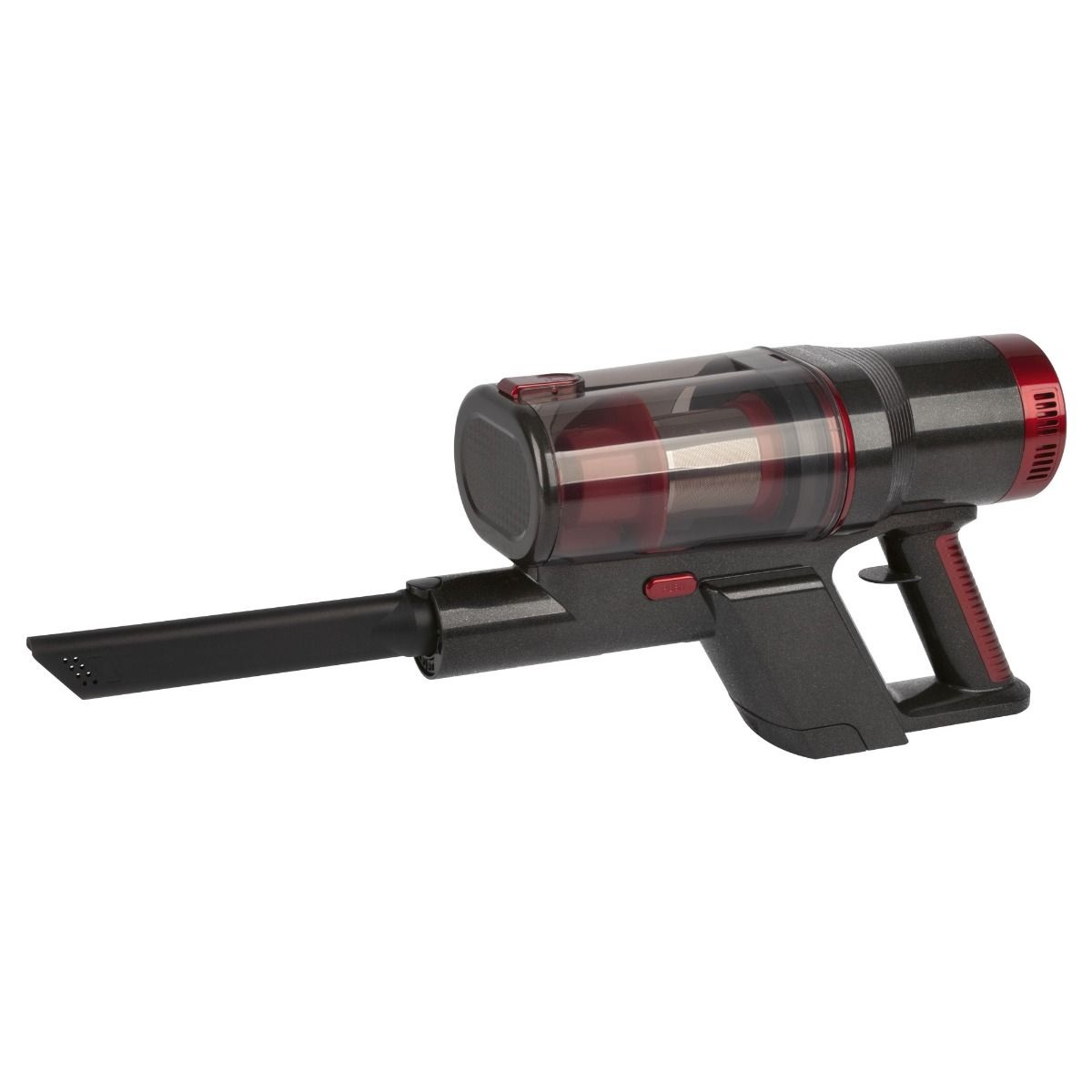 ProfiCare PC-BS3136A - Aspirapolvere 2in1 Rosso con Batteria 22,2V, Potenza 250W, Autonomia 35 min e Filtraggio Senza Sacco