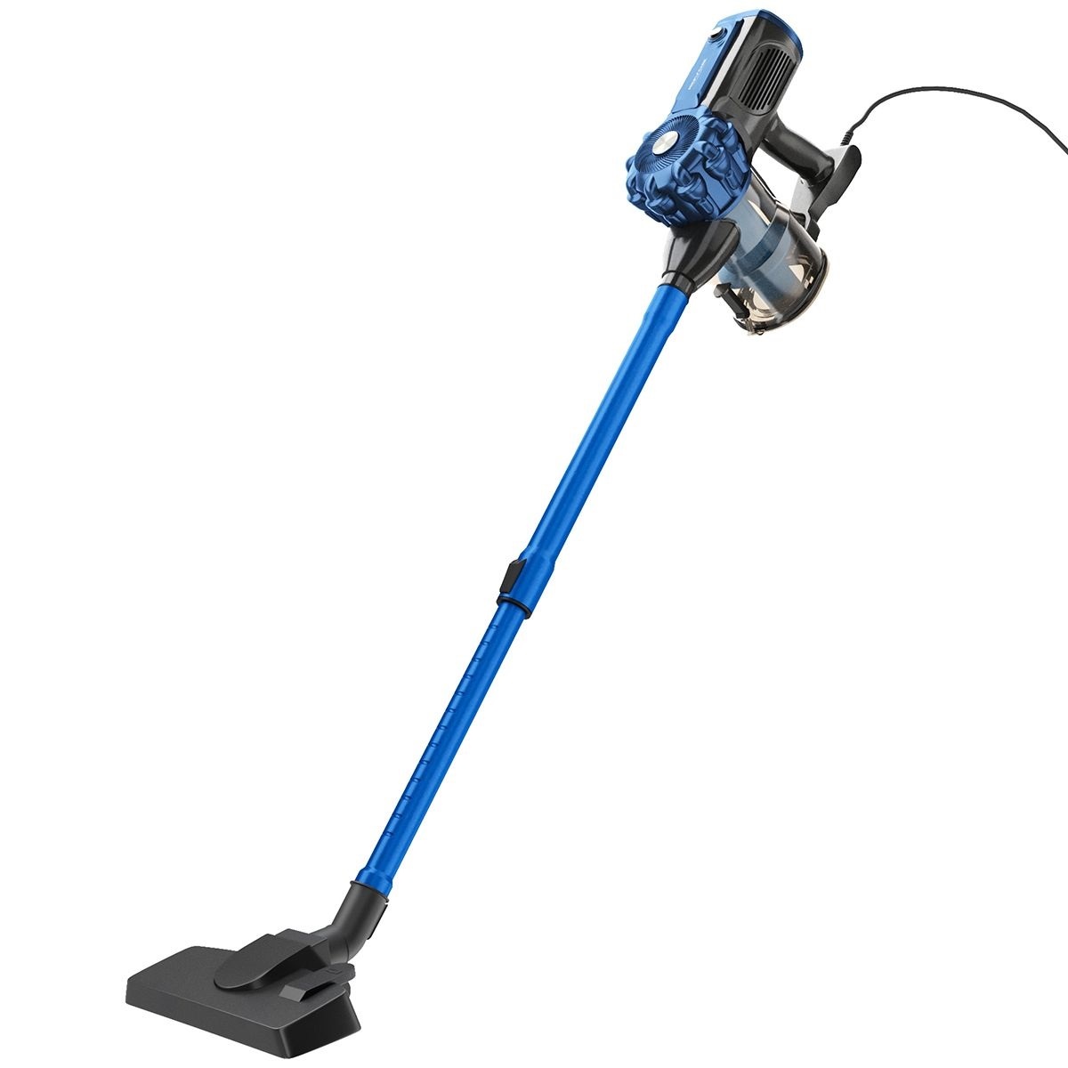 PROFI CARE Aspirapolvere 2in1 PC-BS3133-Blue, 600W, Filtro HEPA, Tubo Telescopico 47-77 cm, Spazzola per Pavimenti Duri