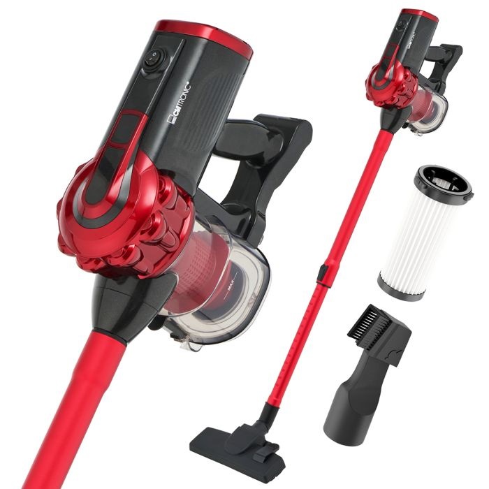 Clatronic Aspirapolvere 2 in 1 BS1314 - 600 W, Filtro Senza Sacchetto, Cavo 6,8 m, Leggera e Maneggevole