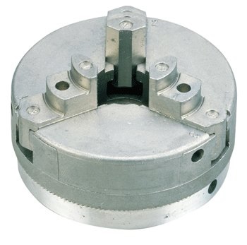 Proxxon 27026 Mandrino autocentrante a tre griffe per tornio DB 250, nero - Serraggio centrico fino a 6000 RPM