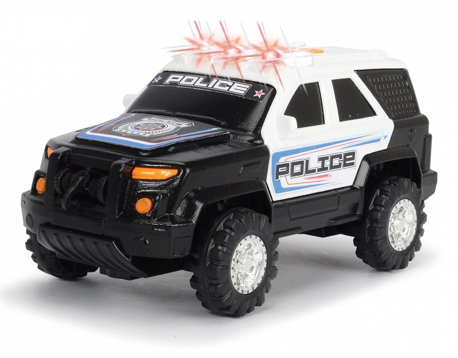 Dickie Toys Action Series SWAT - Modellino Auto della Polizia 18 cm con Luci e Suoni