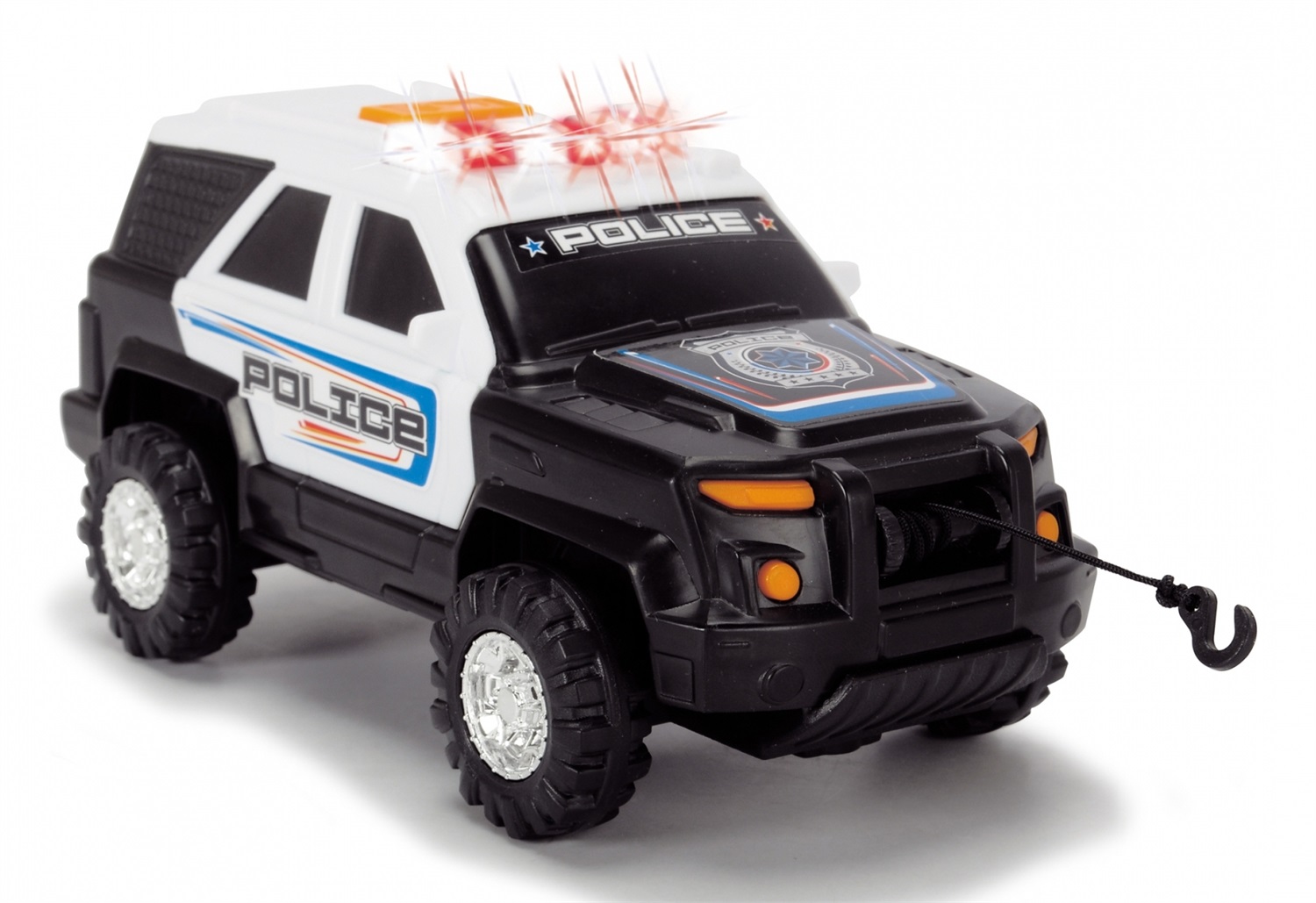 Dickie Toys Action Series SWAT - Modellino Auto della Polizia 18 cm con Luci e Suoni