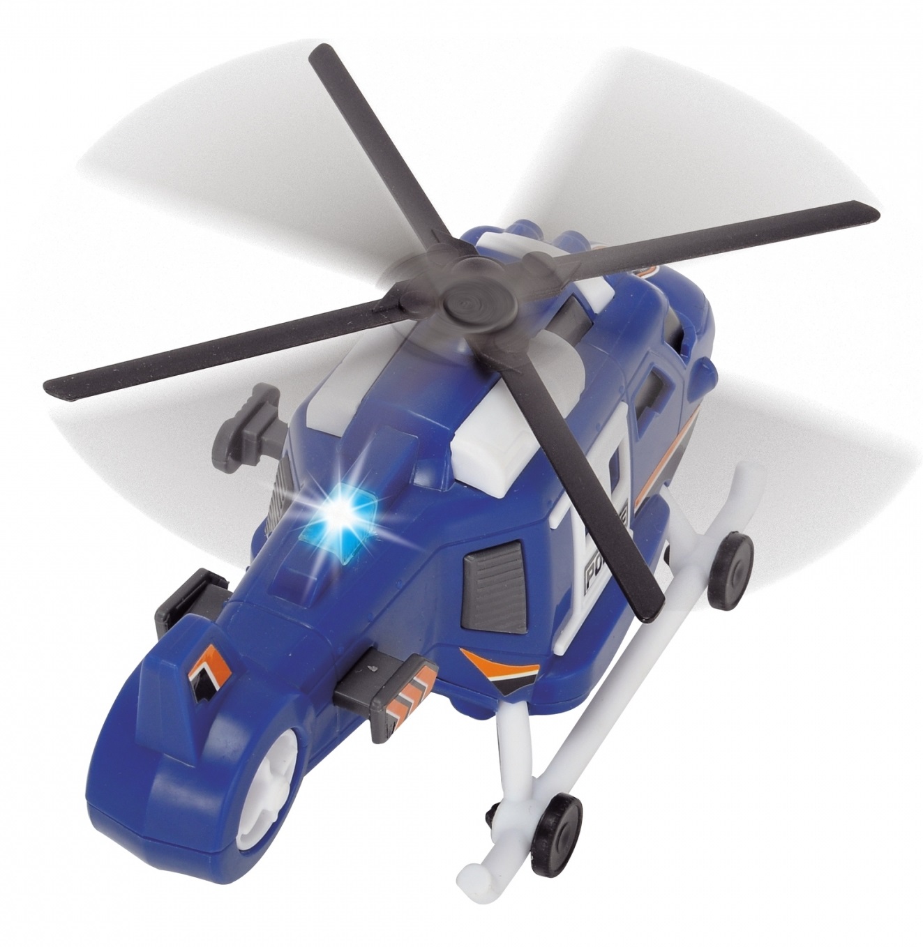 Dickie Toys Elicottero Police 18 cm con Luci e Suoni - City Heroes