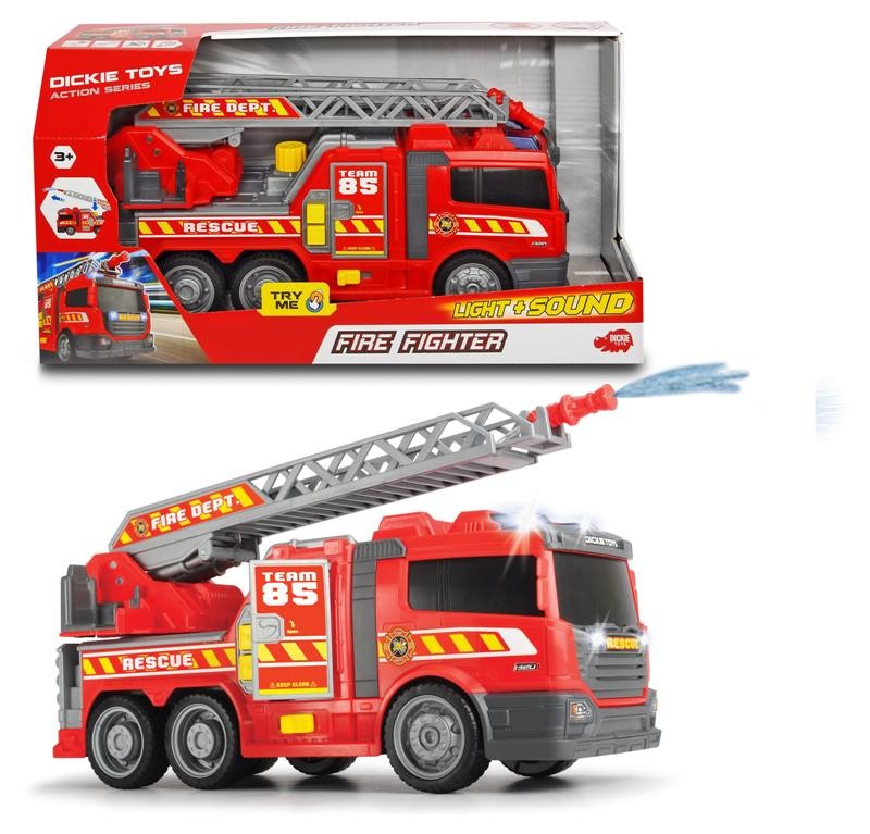 Simba Toys Camion Dei Pompieri Cm. 36, Con Funzione Getto D'Acqua, Luci E Suoni
