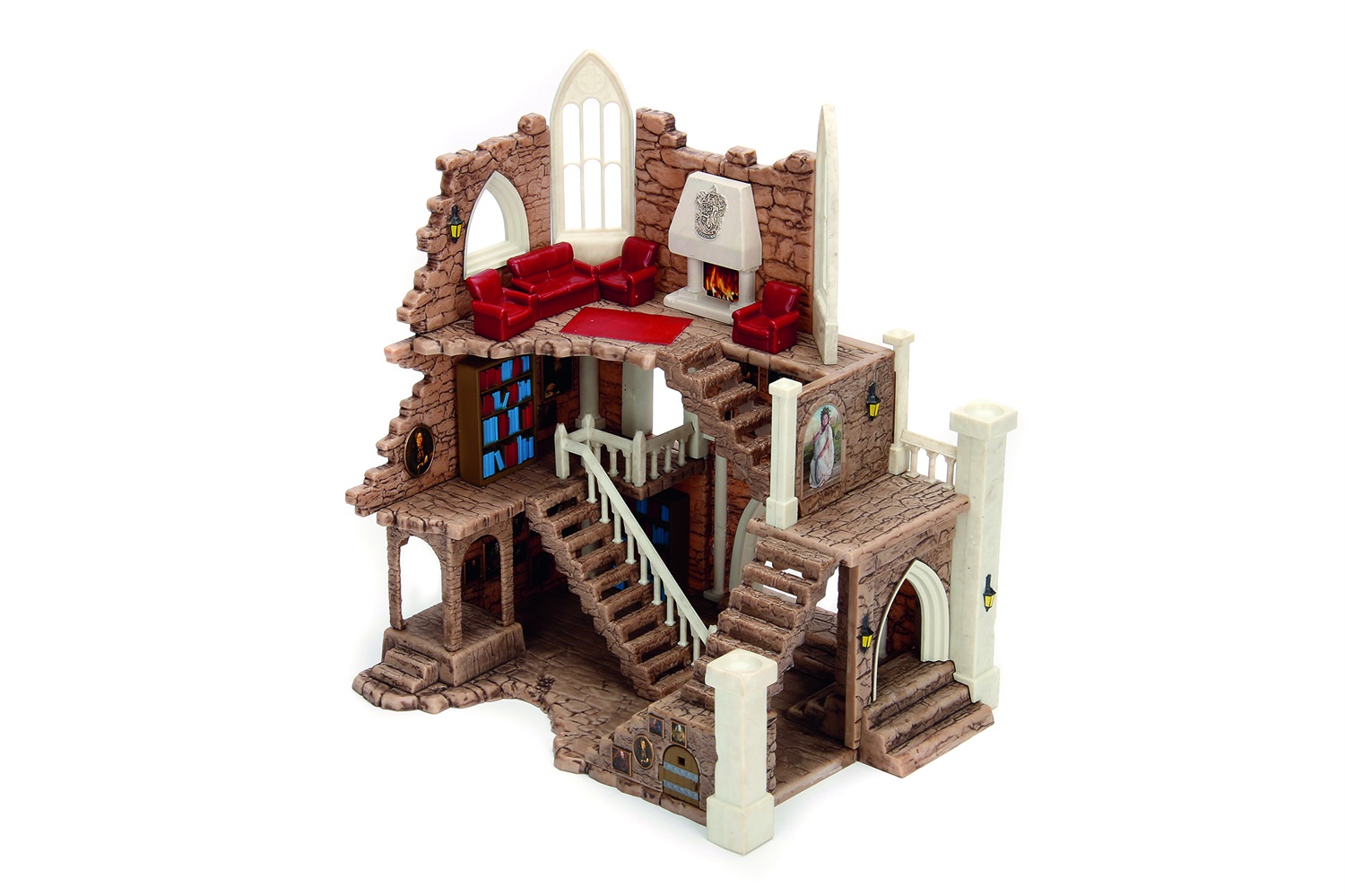 Simba Toys Torre di Grifondoro di Harry Potter con Personaggi Die Cast Harry e Piton (4 cm) - Playset Multicolore con Accessori