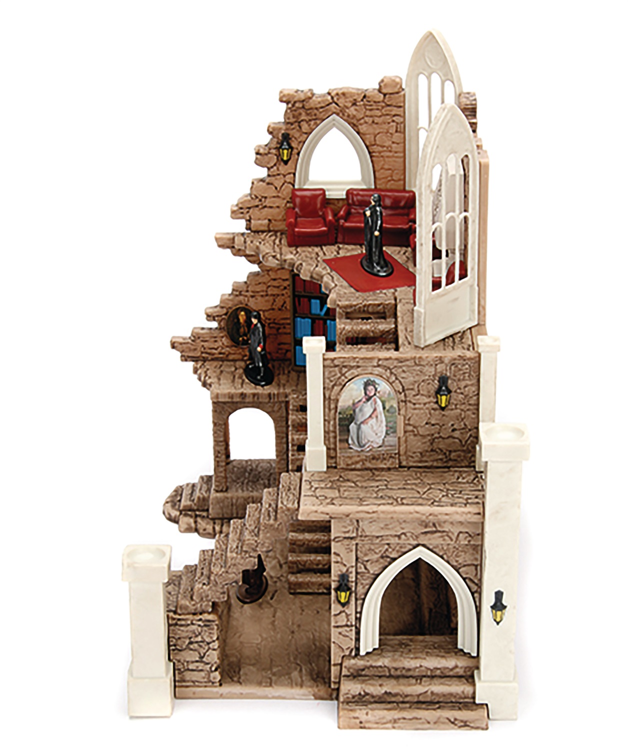 Simba Toys Torre di Grifondoro di Harry Potter con Personaggi Die Cast Harry e Piton (4 cm) - Playset Multicolore con Accessori
