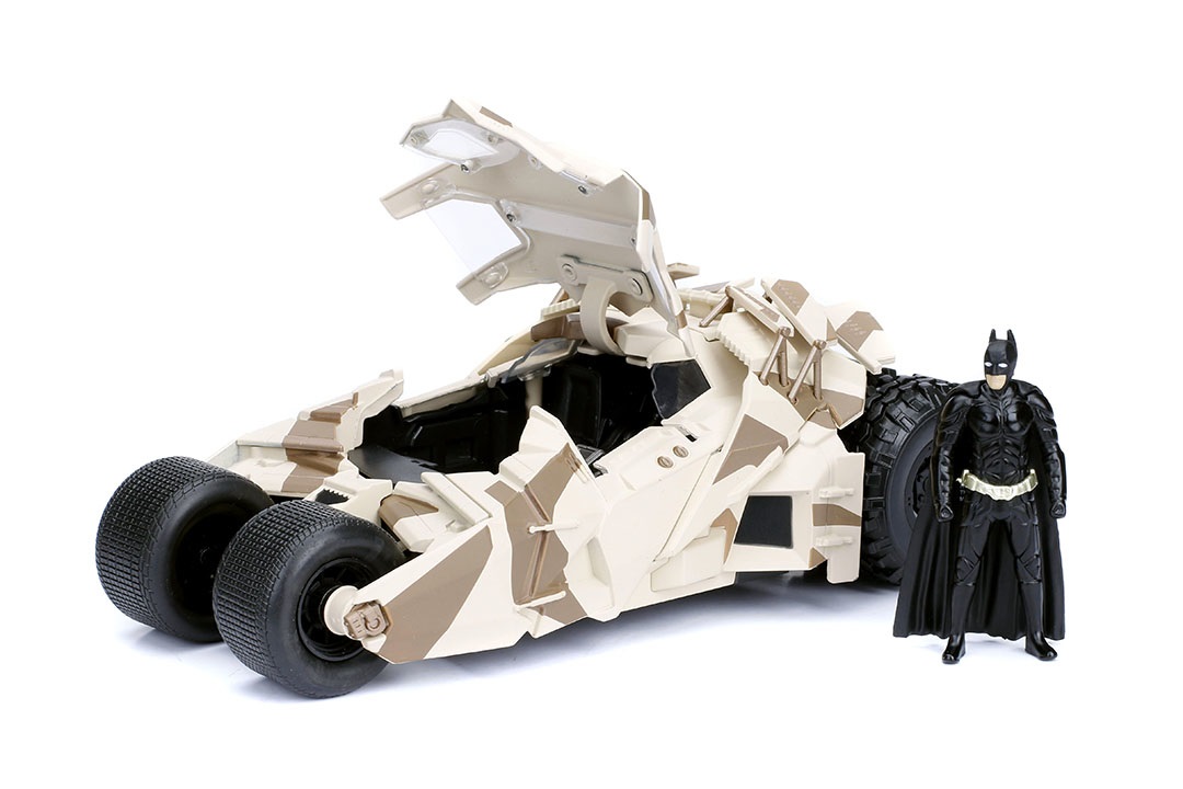 Jada Batmobile Metallo Camouflage 1:24 - Il Cavaliere Oscuro 2008, Nero