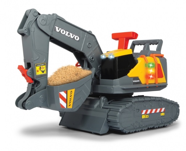 Dickie Toys Volvo Escavatore Rileva Il Peso 30 cm con Luci e Suoni - 203725006