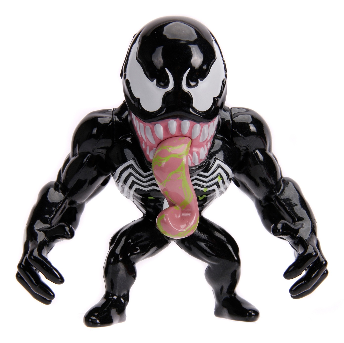 Jada Toys Marvel Venom Personaggio in Die-Cast 10 cm - Action Figure da Collezione per Bambini 8 Anni