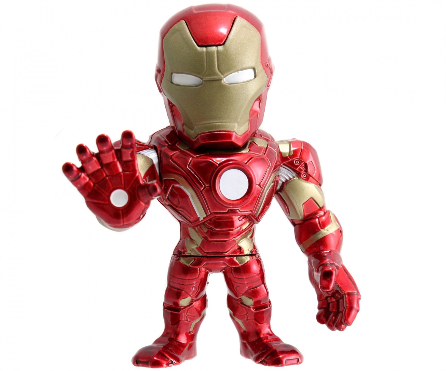 Jada Toys Marvel Iron Man Personaggio in Die-Cast 10 cm - Collezione 8 Anni