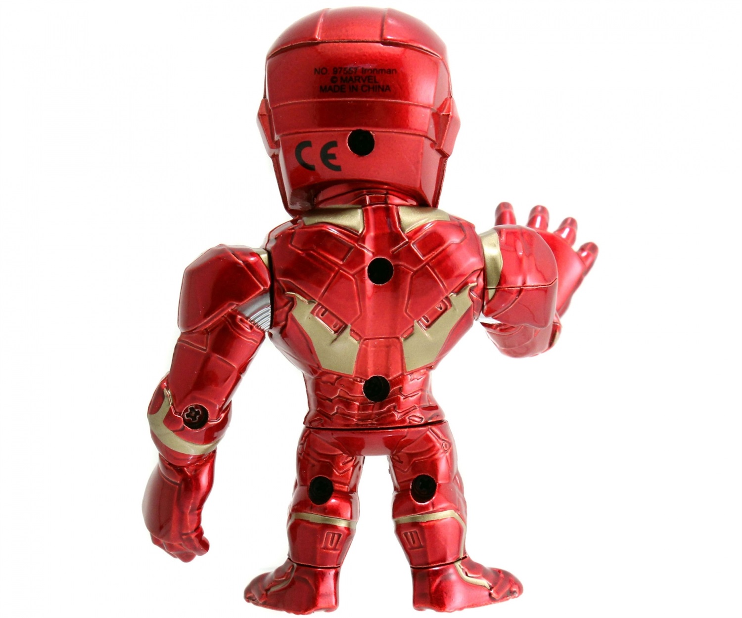 Jada Toys Marvel Iron Man Personaggio in Die-Cast 10 cm - Collezione 8 Anni
