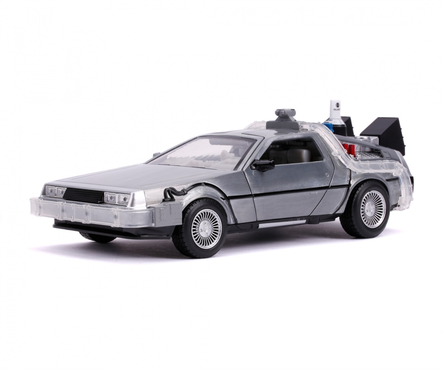 Jada Toys Time Machine Back to the Future 2 - Modellino radiocomandato 1:24 con motore elettrico