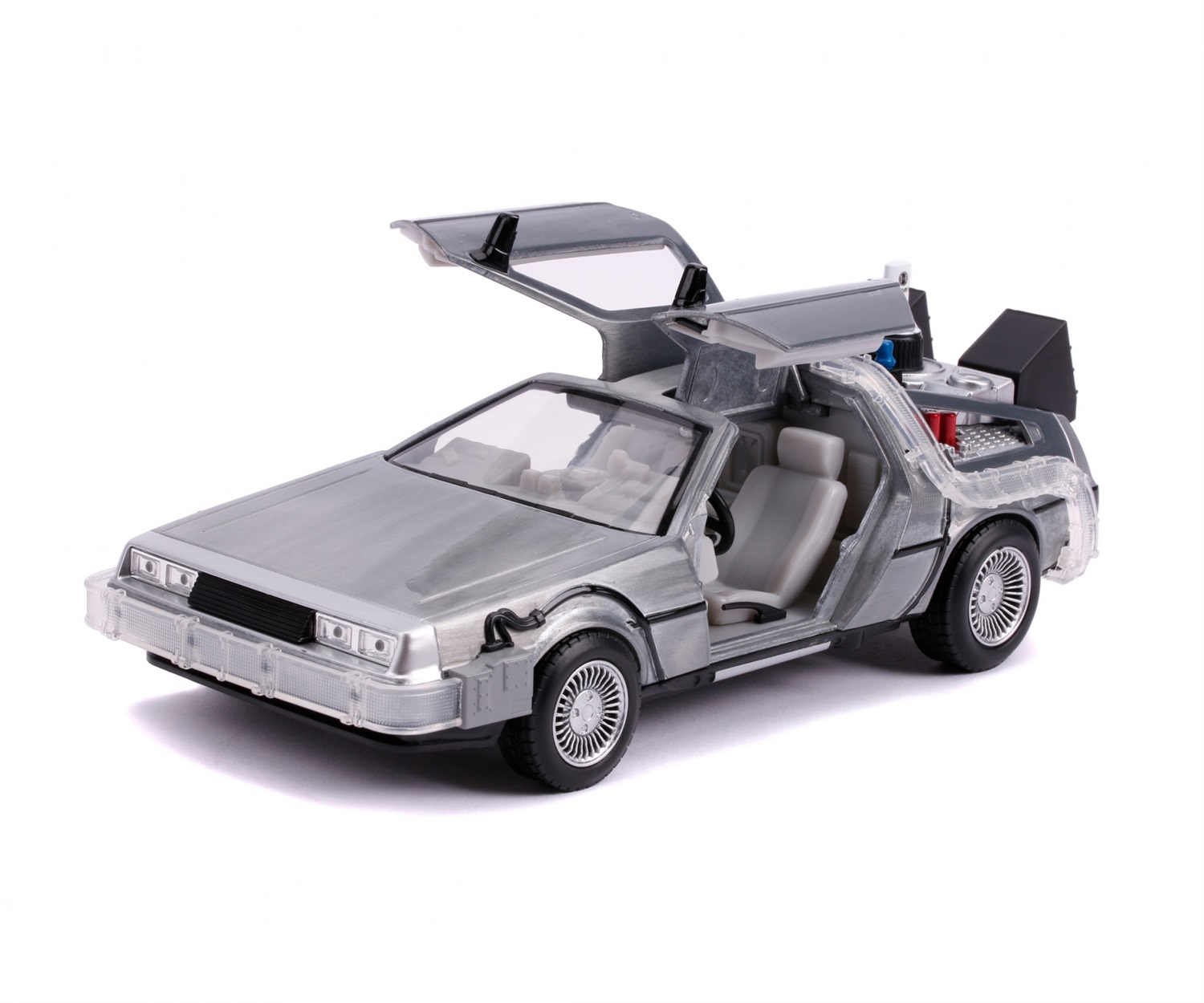 Jada Toys Time Machine Back to the Future 2 - Modellino radiocomandato 1:24 con motore elettrico