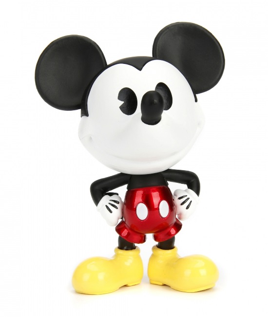 Jada Toys Mickey Mouse Die-Cast 10 cm - Personaggio da Collezione in Metallo Pressofuso, Stilizzato Culture Pop, 8 Anni