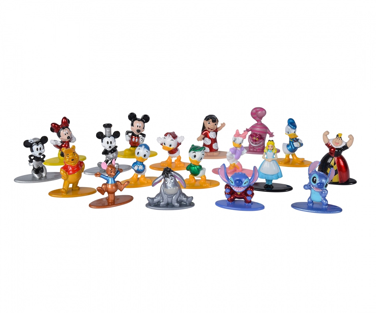 Jada Toys Disney Gift Pack - 18 Personaggi in Metallo da 4 cm per Collezionisti
