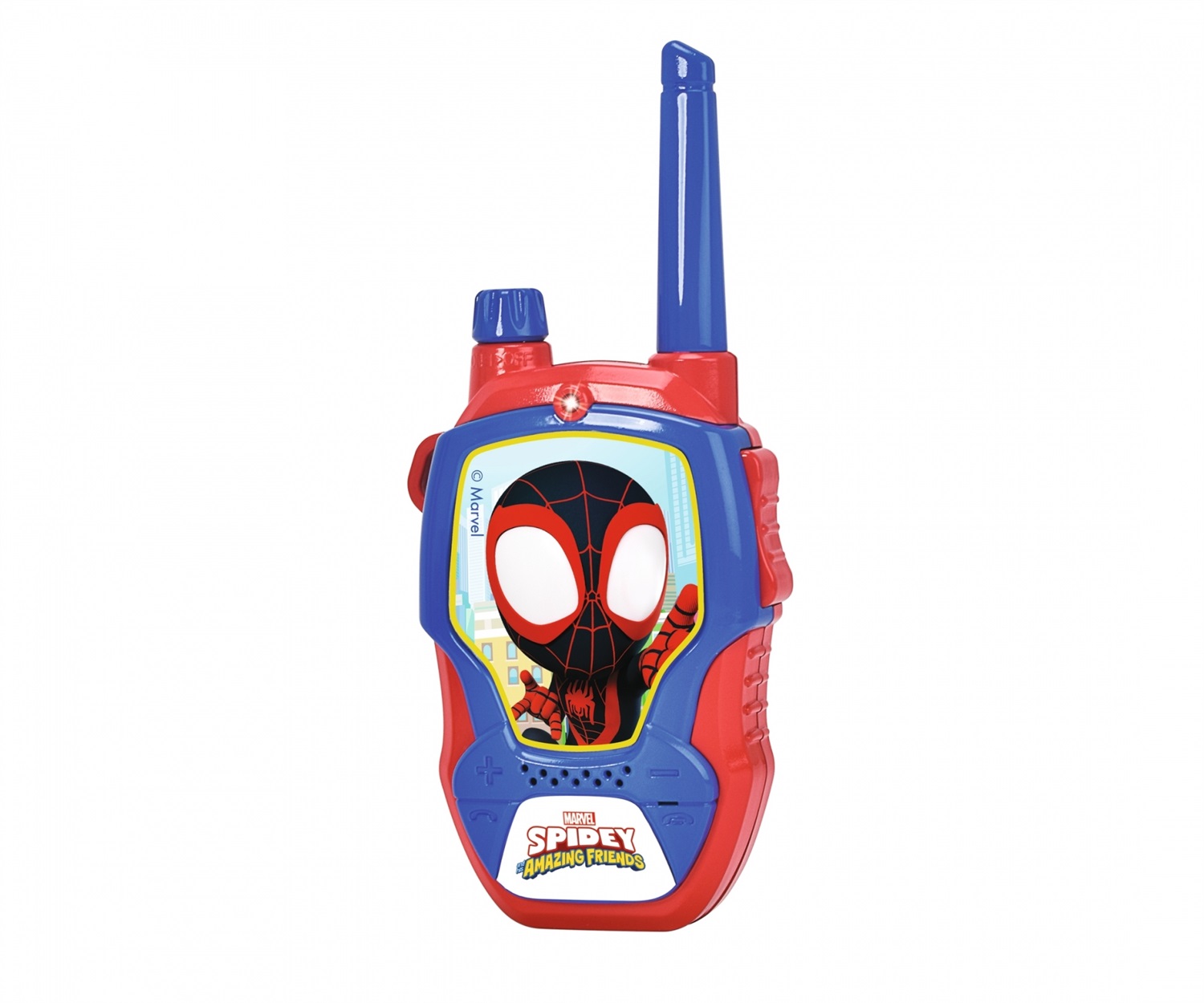 Jada Toys Spidey Walkie Talkie - Set di 2 unità, portata 100m, 2,4 GHz, cancellazione rumore, adatto per bambini 4 anni