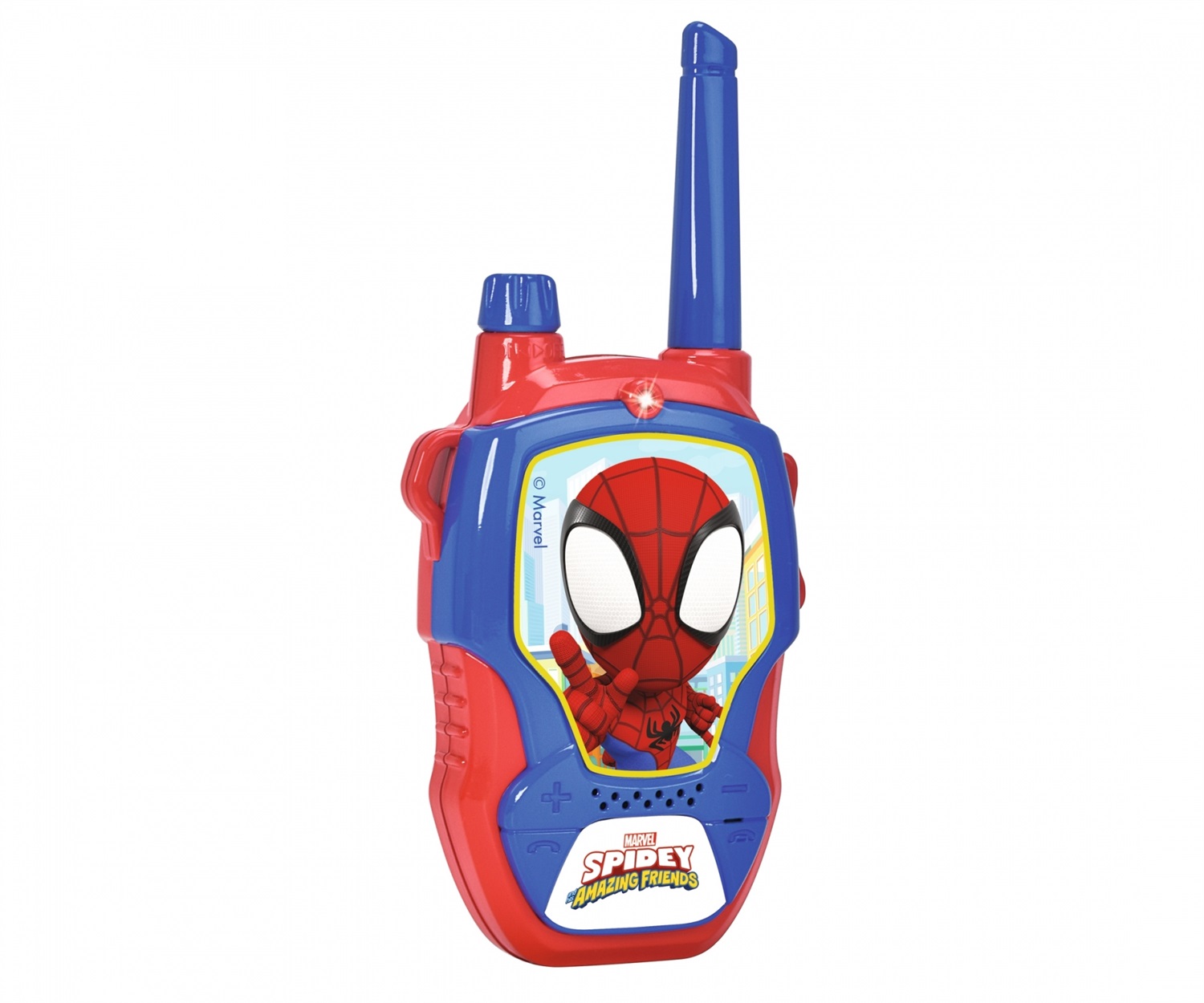 Jada Toys Spidey Walkie Talkie - Set di 2 unità, portata 100m, 2,4 GHz, cancellazione rumore, adatto per bambini 4 anni