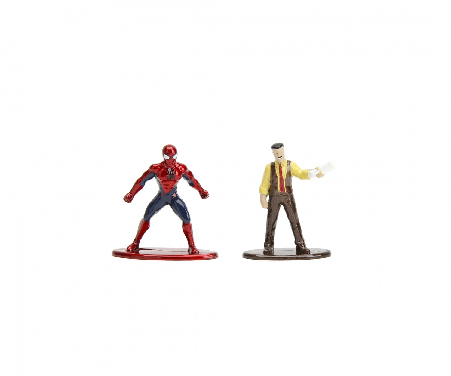 Jada Marvel Spider-Man Nano Scene Play Set con 2 Personaggi Die-Cast, 30,4 x 8,5 x 38 cm, Adatto da 5 Anni