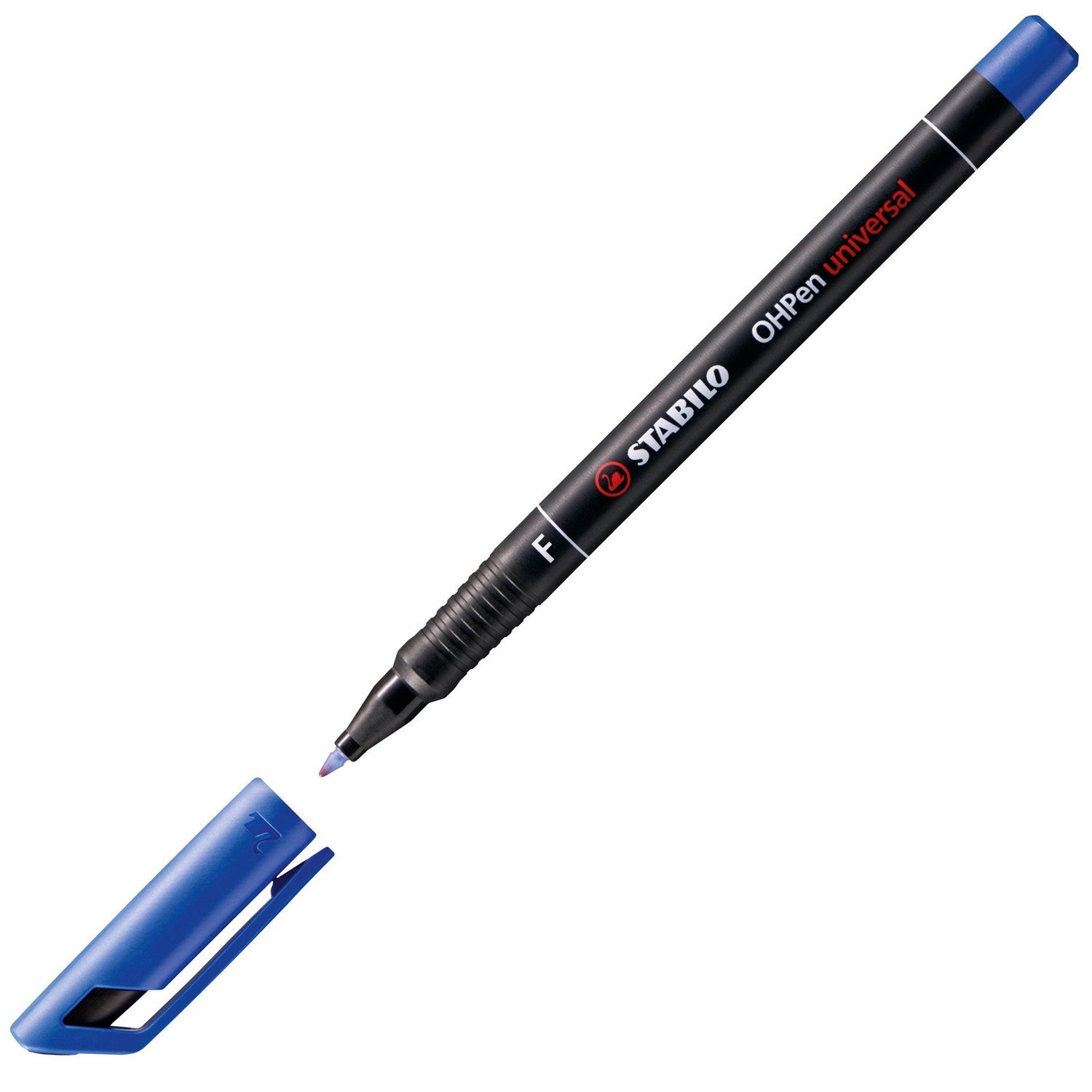 STABILO OHPen universal Pennarello Permanente Blu 0,7 mm - Ideale per Superfici Lisce