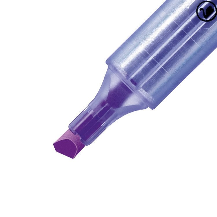 STABILO Swing Cool Evidenziatore Lavanda 1-4 mm - Fusto Salva-Spazio, Clip Pratica, Tecnologia Anti-Dry-Out