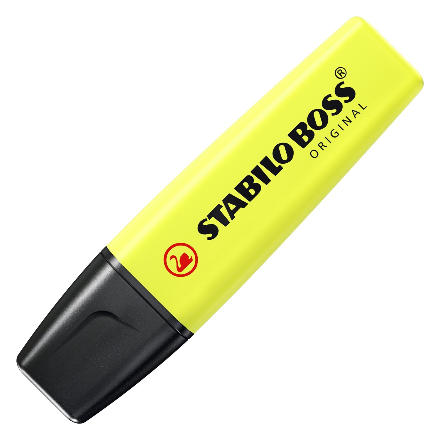 Stabilo BOSS ORIGINAL Evidenziatore Giallo - Confezione da 10 - Tratto 2-5 mm - Tecnologia Anti-Dry-Out