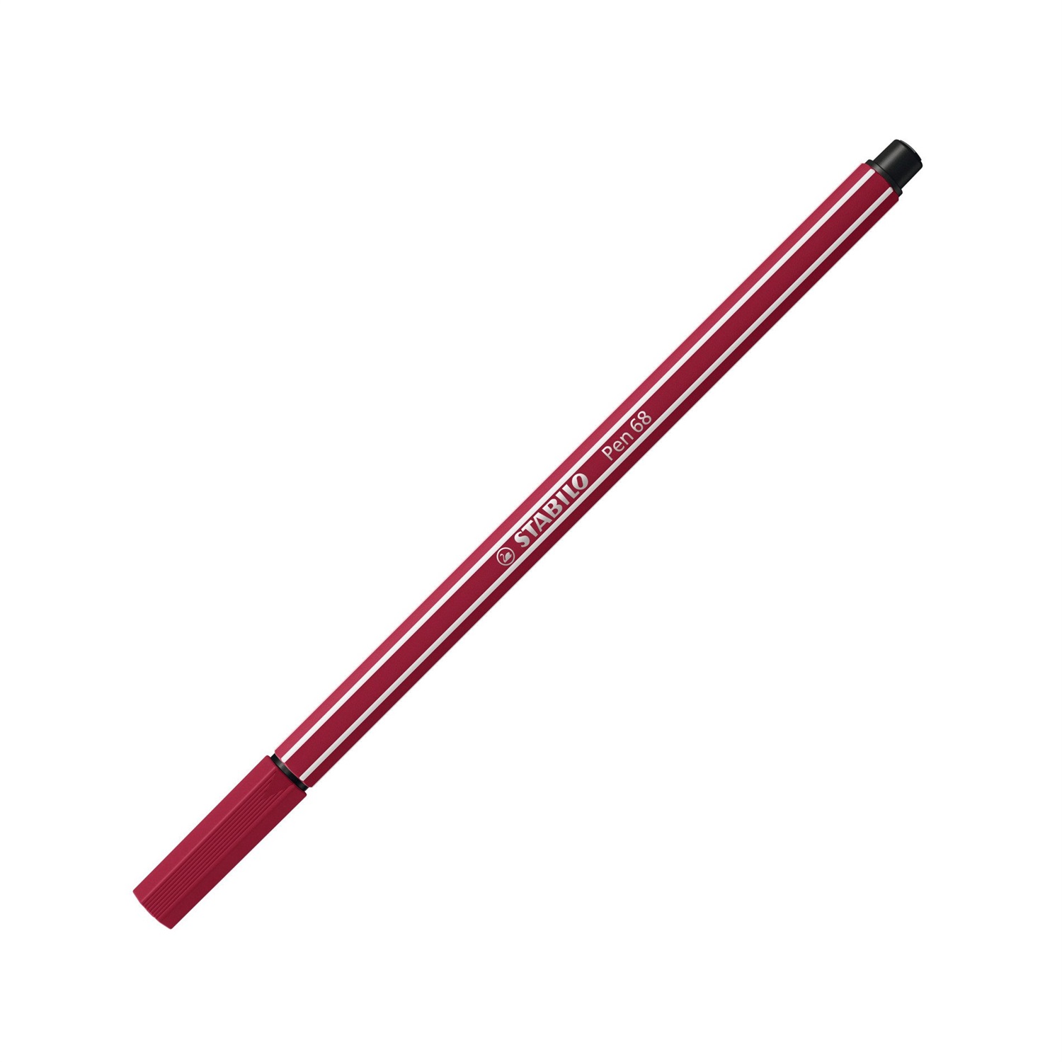 STABILO Pen 68 Pennarello Porpora 1 mm - Punta in Fibra Indeforabile, Acquarellabile, Inchiostro Inodore