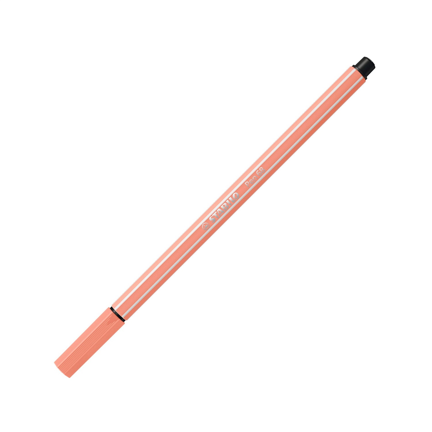 STABILO Pennarello Pen 68 Rosa Carne Chiaro 1 mm - Alta Qualità, Acquarellabile, Punta in Fibra