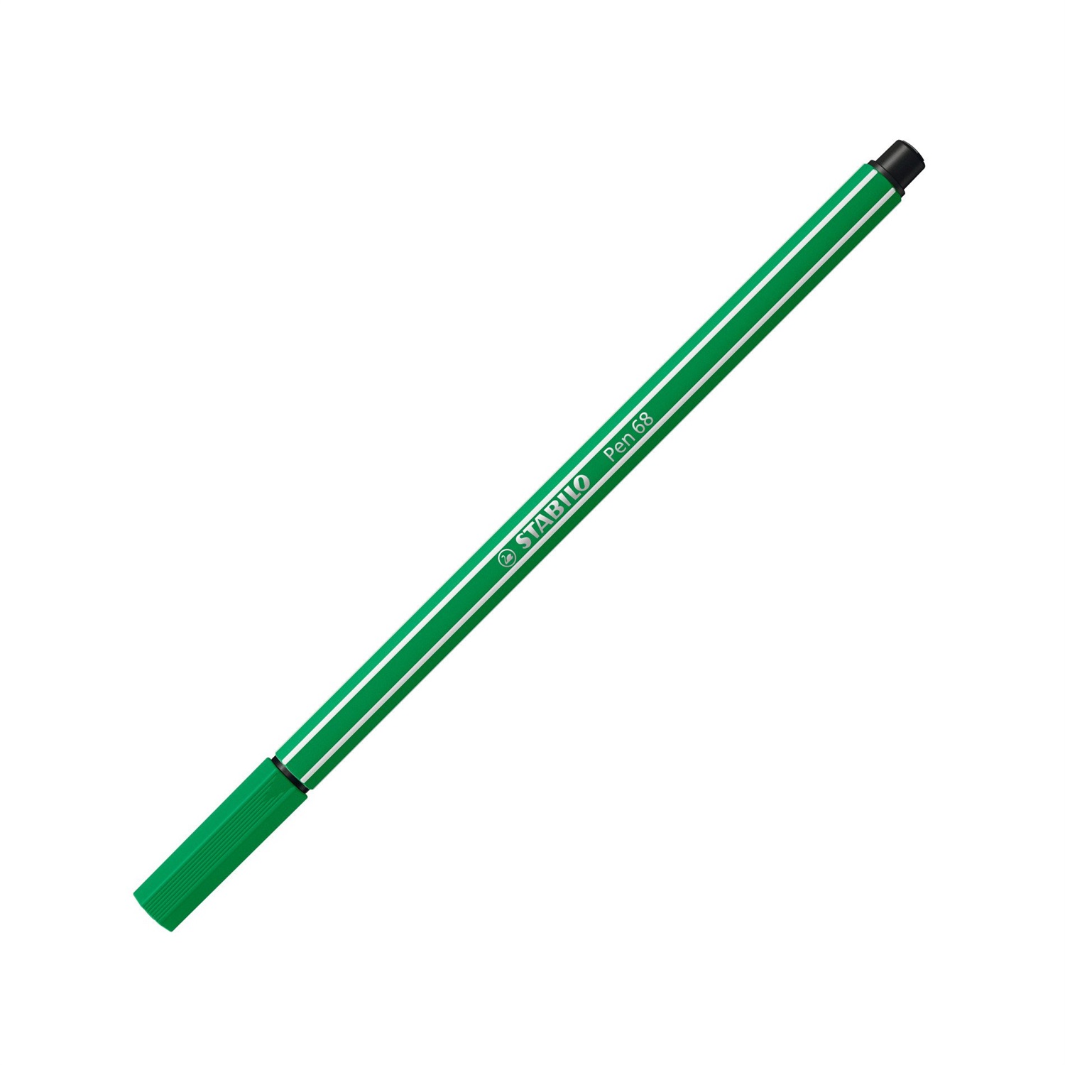 STABILO Pen 68 Pennarello Verde Smeraldo 1 mm - Alta Qualità, Acquarellabile