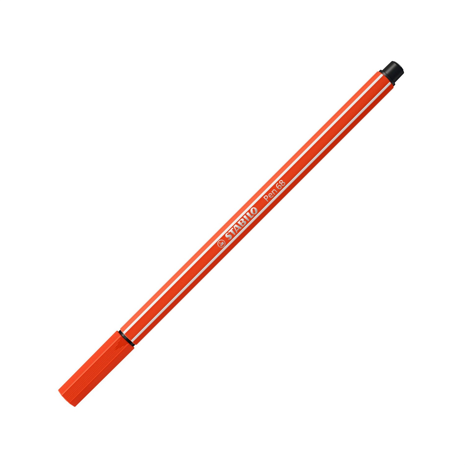 STABILO Pennarello Pen 68 Rosso Chiaro 1 mm - Alta Qualità, Punta Media, Acquarellabile