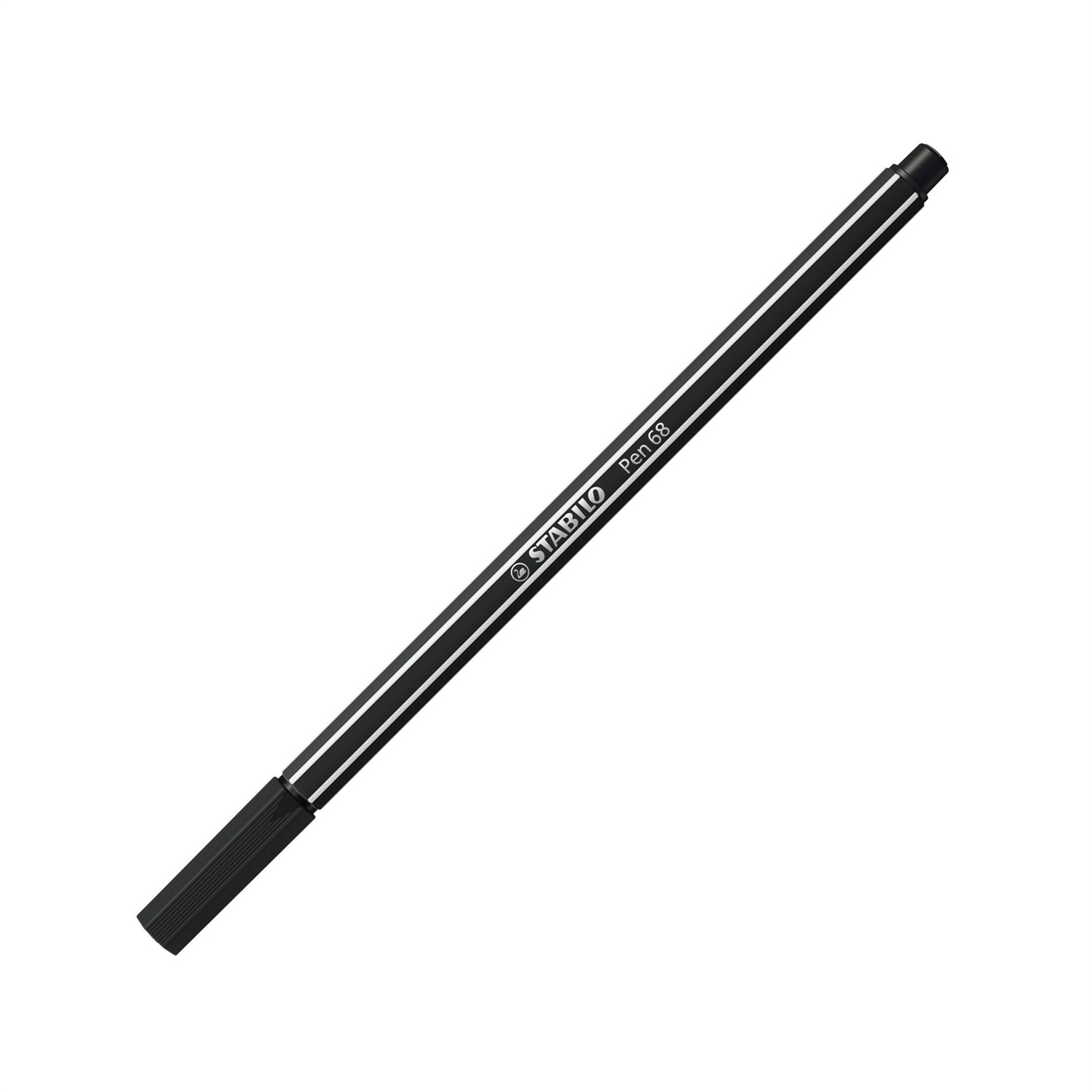 STABILO Pennarello Pen 68 - Nero - Punta media 1 mm, Acquarellabile, Alta qualità