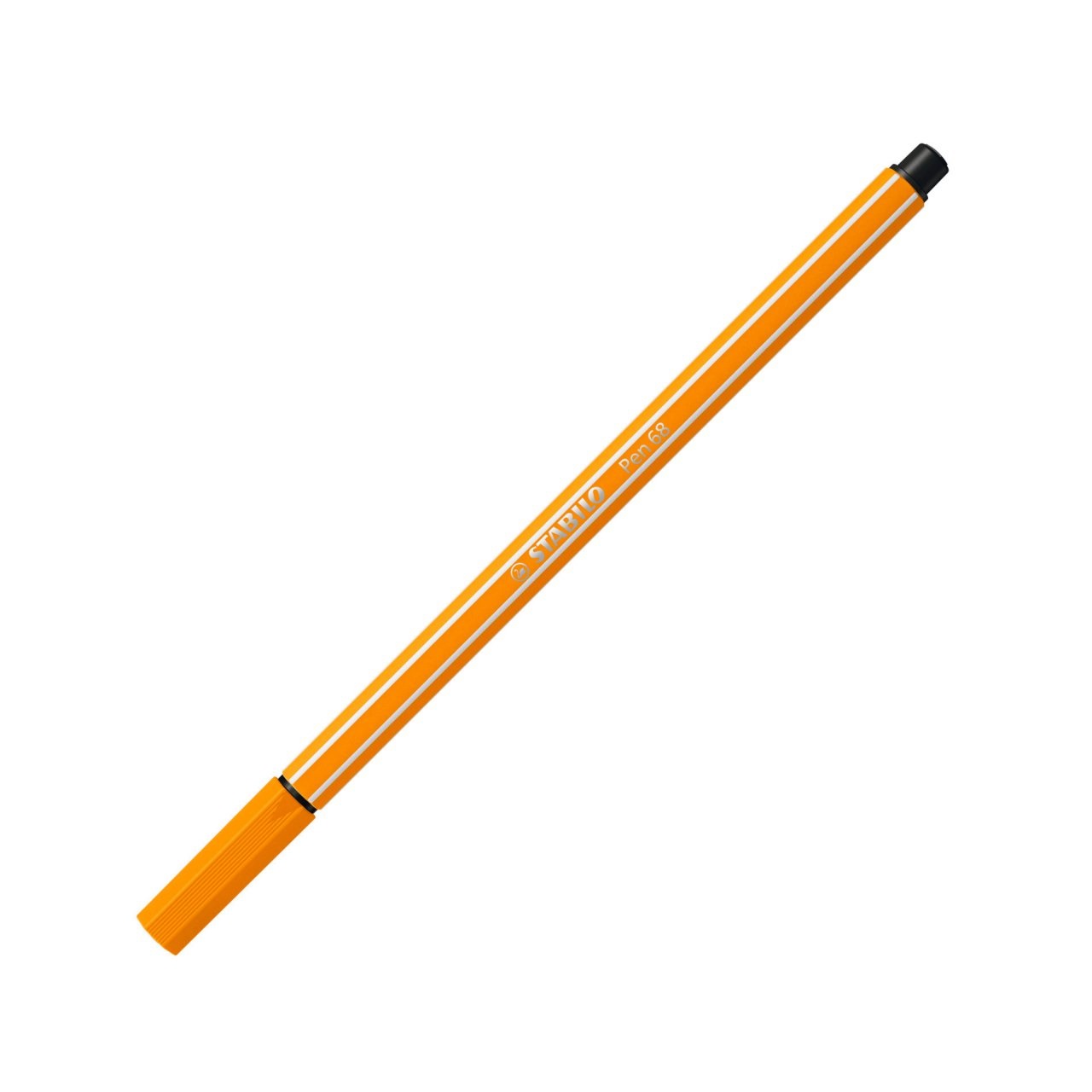 STABILO Pen 68 Pennarello Arancione 1 mm Punta Media - Inchiostro a Base d'Acqua, Acquarellabile
