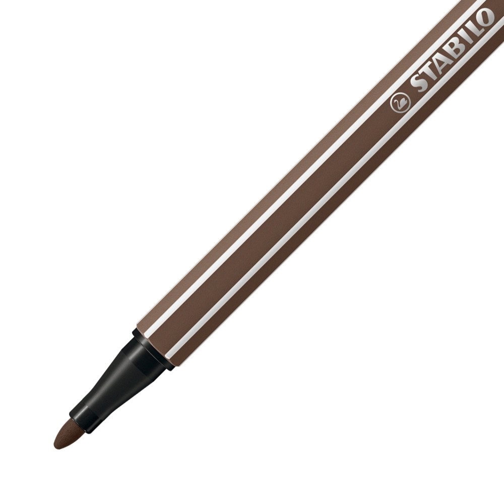STABILO Pen 68 Pennarello Ombra 65 - Punta media 1 mm, Acquarellabile, Inchiostro a base d'acqua