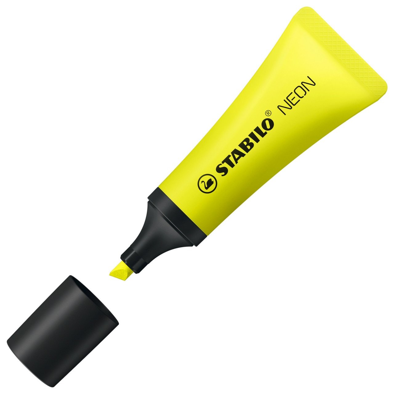 STABILO NEON Evidenziatore Giallo Punta A Scalpello Tratto 2-5 mm Inchiostro Super Brillante