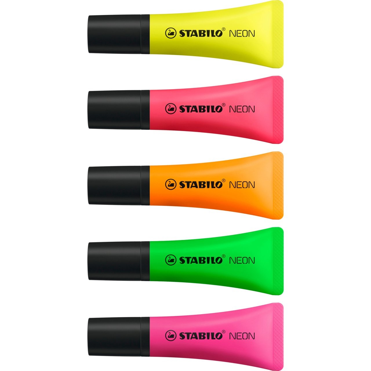 STABILO NEON Evidenziatore Giallo Punta A Scalpello Tratto 2-5 mm Inchiostro Super Brillante