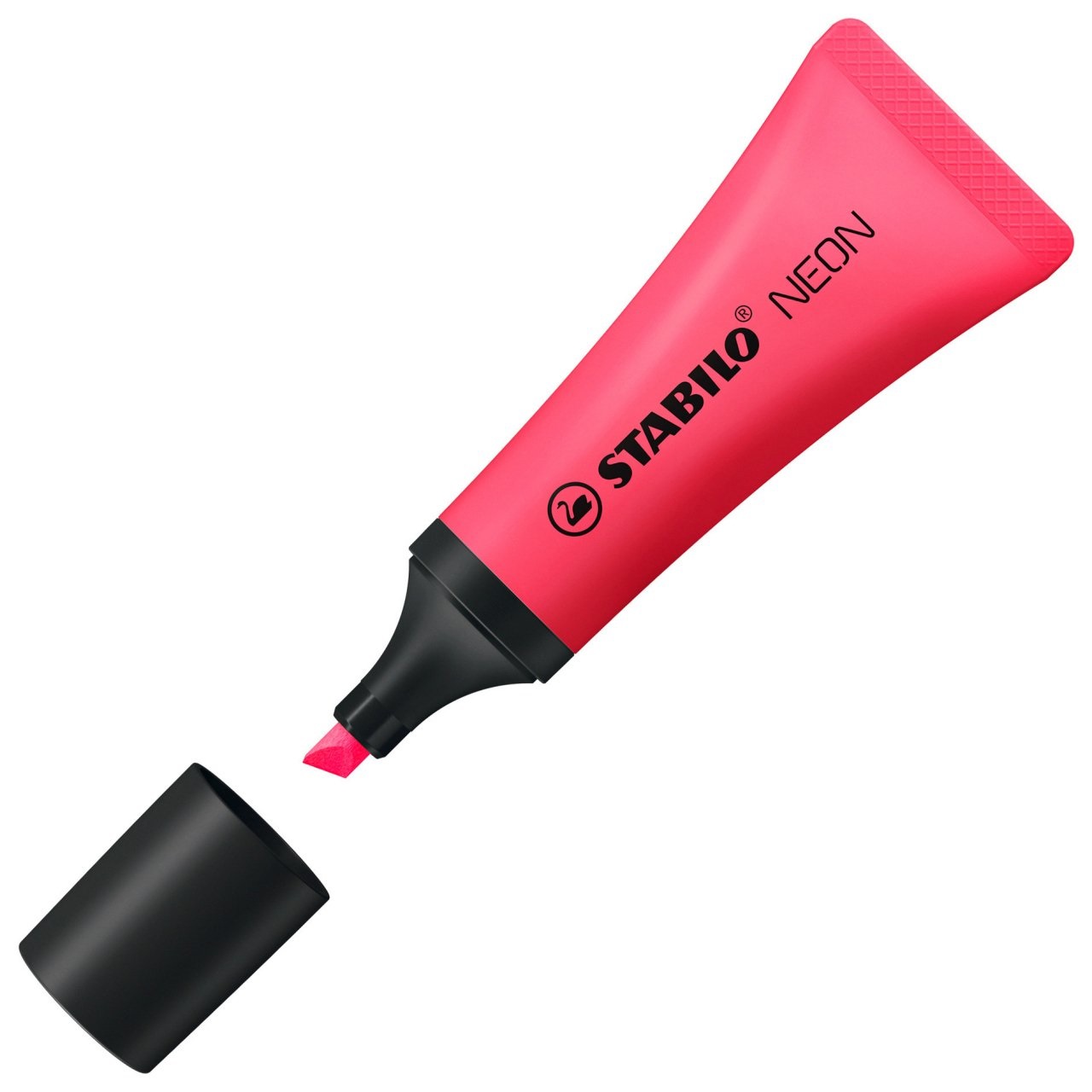 STABILO Neon Evidenziatore Rosa - Punta Smussata - Tratto 2-5 mm - Inchiostro Super Brillante