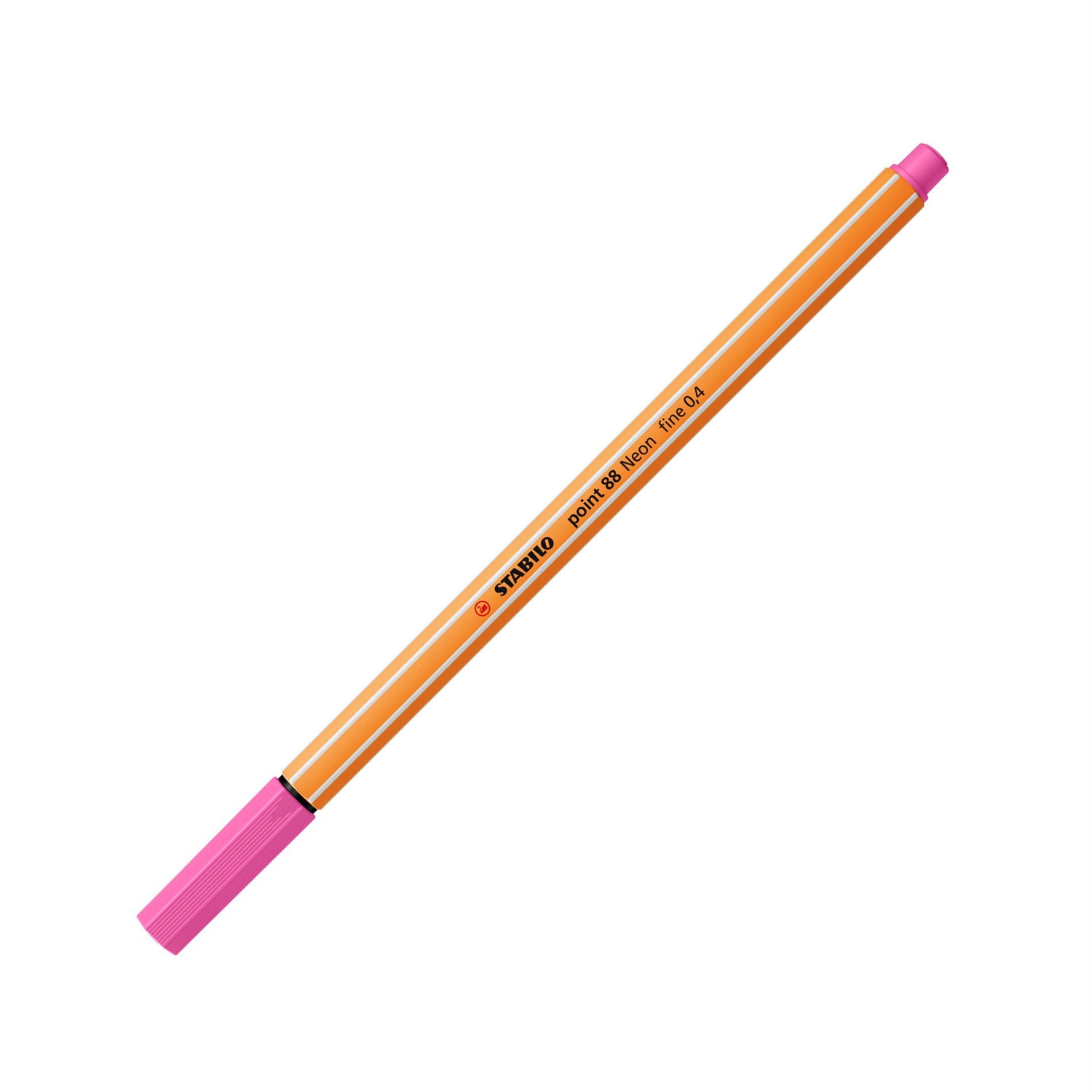Stabilo Fineliner Point 88 - Penna Tecnica Rosa Neon 0,4 mm con Punta Rinforzata e Cappuccio Ventilato