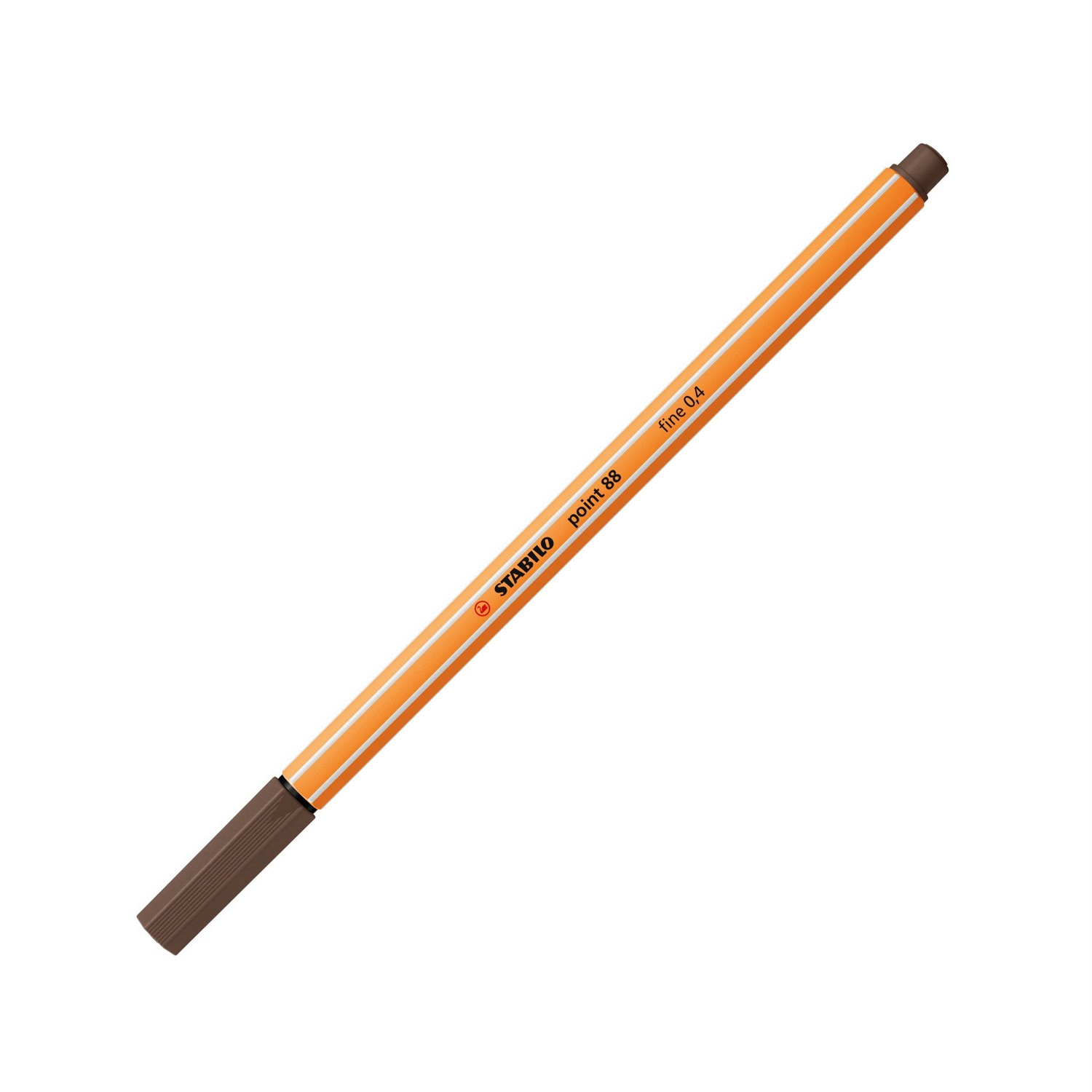Stabilo Fineliner Point 88® 0,4 mm - Colore Terra d'Ombra, Punta Rinforzata e Cappuccio Ventilato