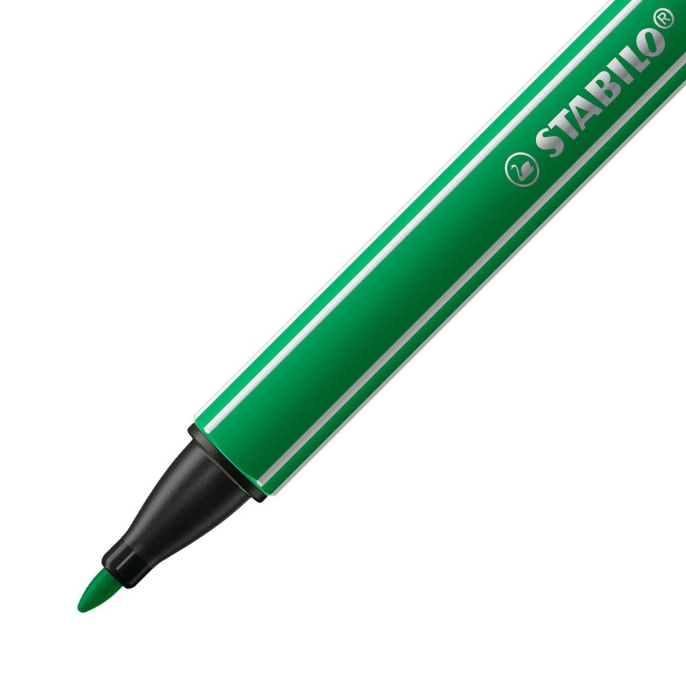 STABILO pointMax Pennarello a Punta Singola Verde Smeraldo 0,8 mm con Punta in Nylon e Inchiostro Inodore
