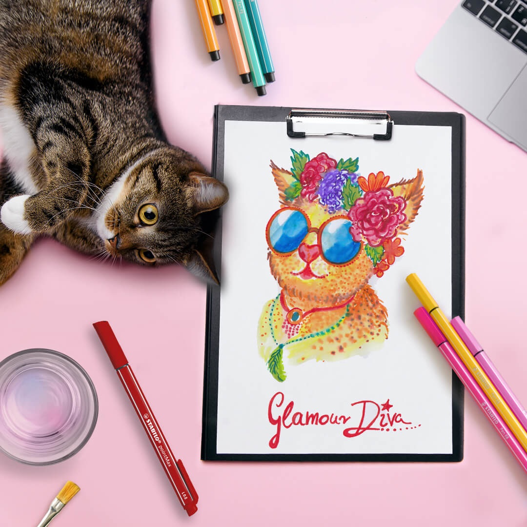 STABILO Pen 68 - Pennarello Premium - Astuccio da 18 Colori Assortiti - Tratto 1 mm - Punta Robusta M