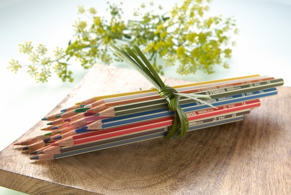 STABILO GREENcolors - Matita colorata Ecosostenibile - ARTY - Astuccio da 24 colori assortiti - Fusto esagonale in legno certificato FSC