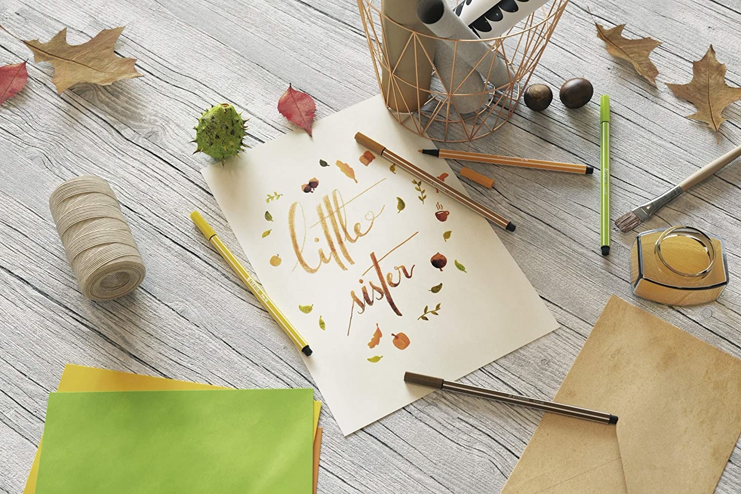 STABILO Pen 68 Pennarello Premium Colorparade - Astuccio da 20 antracite/azzurro - Punta 1 mm - Colori brillanti e resistenti